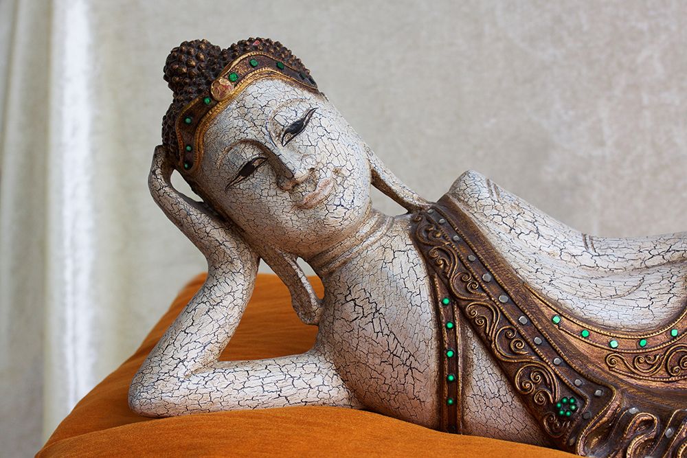 Reclining Buddha Statue art print by Artographie for $57.95 CAD