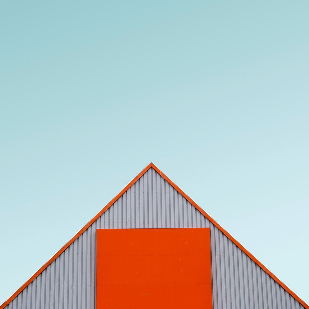 Red Roof art print by Artographie for $57.95 CAD