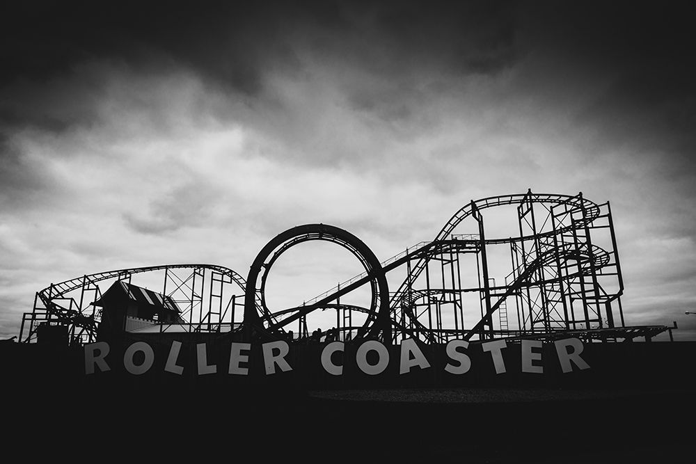 Roller Coaster art print by Artographie for $57.95 CAD