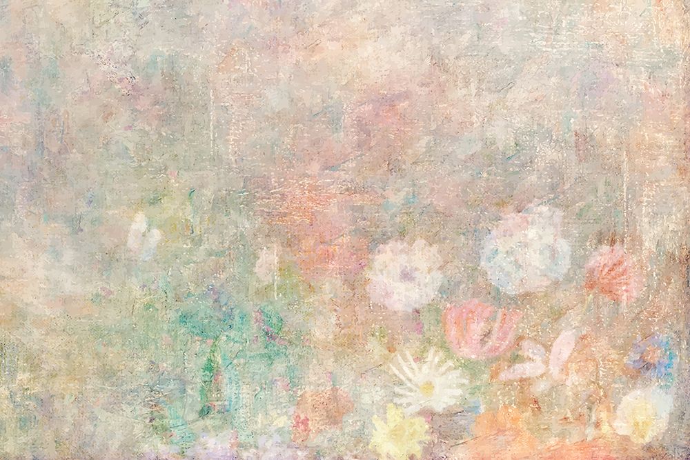 Rose Pink Textured Forals art print by Artographie for $57.95 CAD