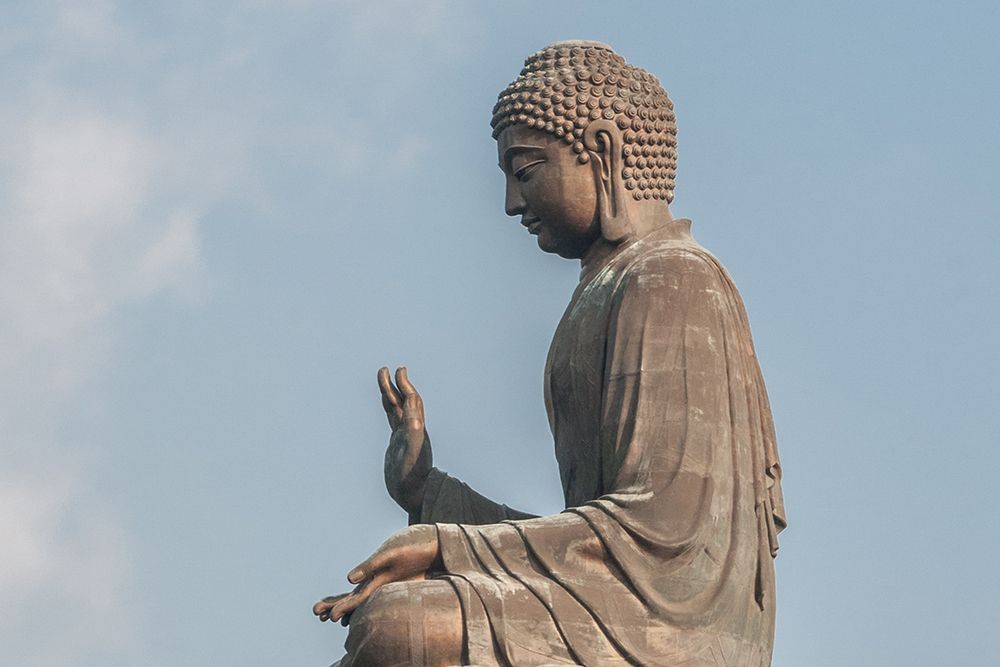 Seated Buddha Statue art print by Artographie for $57.95 CAD