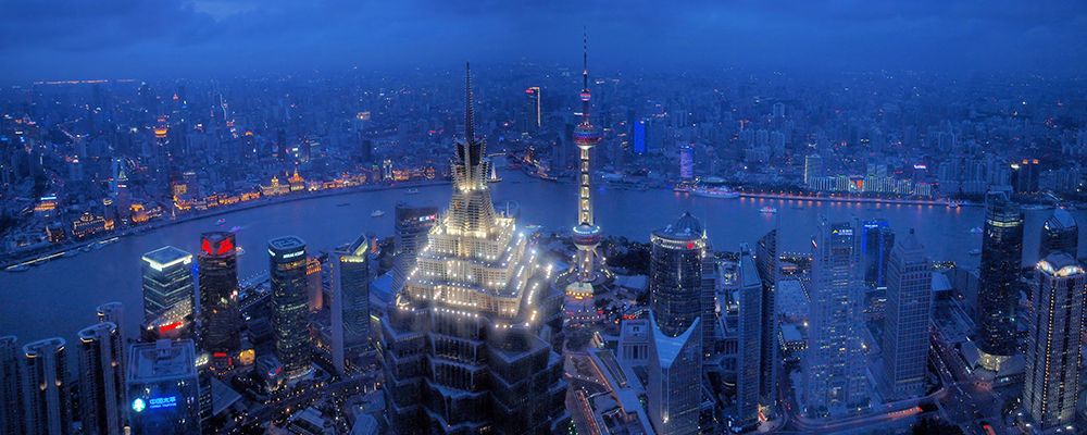Shanghai, China art print by Artographie for $57.95 CAD