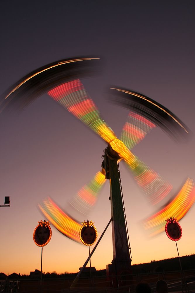 Skyflyer Swing, Amusement Park art print by Artographie for $57.95 CAD