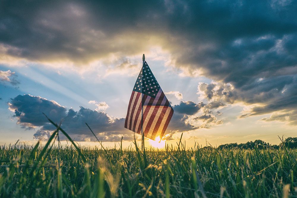 Stars and Stripes art print by Artographie for $57.95 CAD