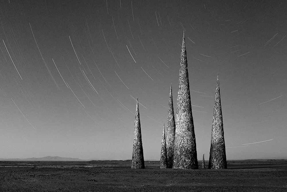 Subterrafuge spires at AfrikaBurn art print by Artographie for $57.95 CAD