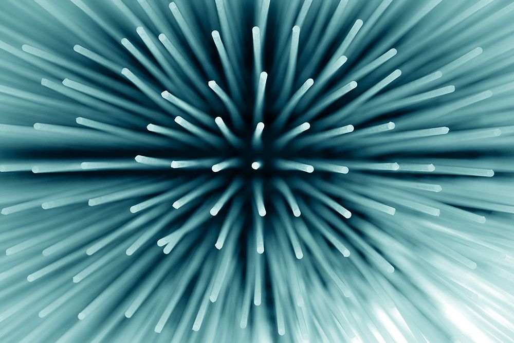 Teal Green Fibers art print by Artographie for $57.95 CAD