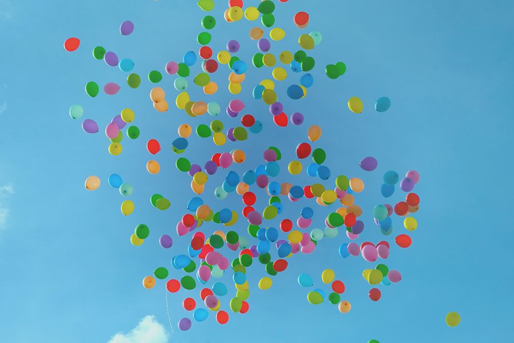 The Great Balloon Escape art print by Artographie for $57.95 CAD