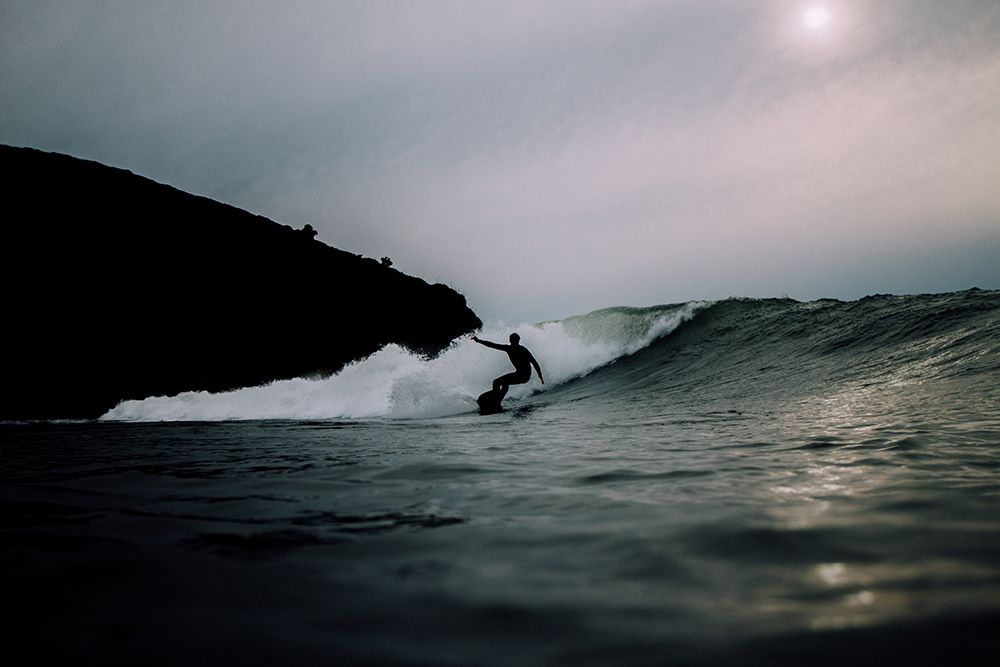 Twilight Surf art print by Artographie for $57.95 CAD