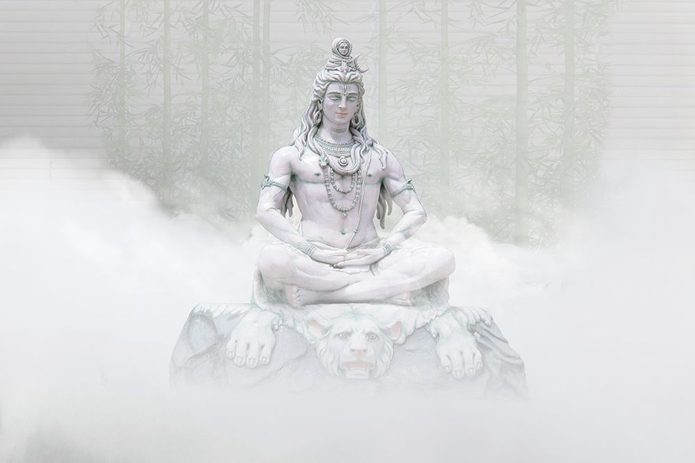 White Buddha Statue I art print by Artographie for $57.95 CAD