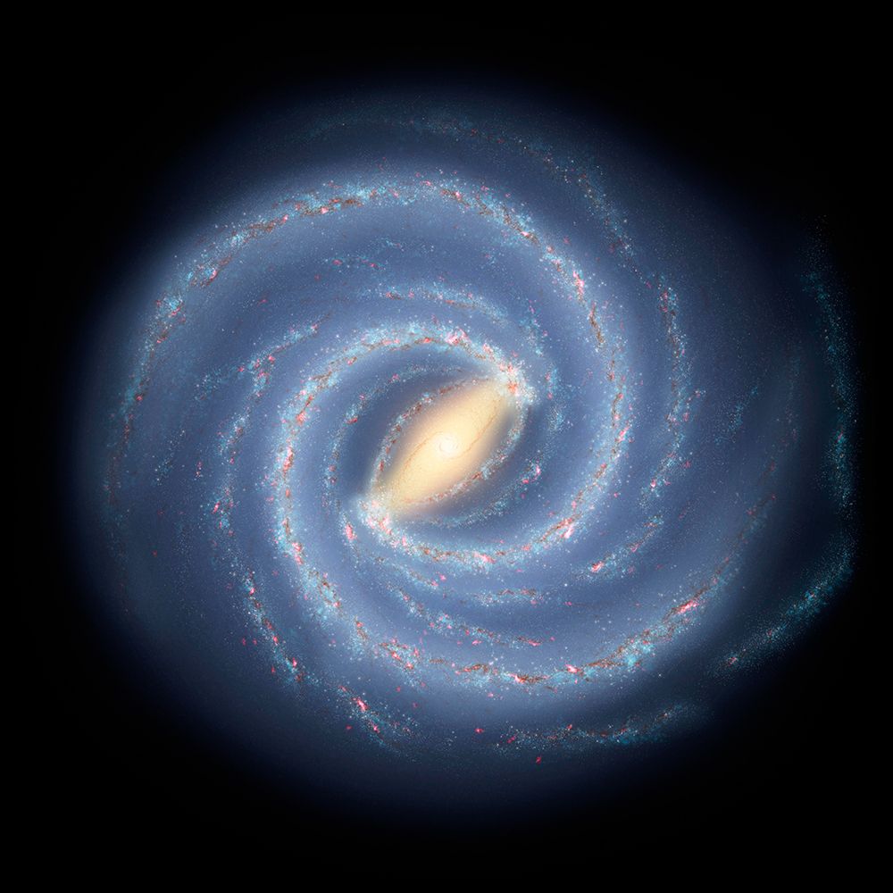 Artist Concept of the Milky Way art print by NASA for $57.95 CAD