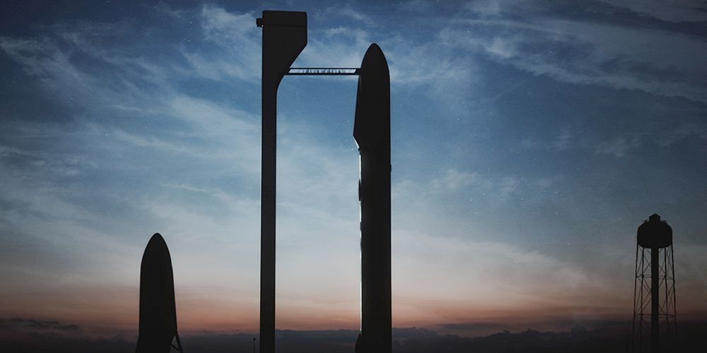Artist Illustration of Interplanetary Transport System 2016 II art print by SpaceX for $57.95 CAD