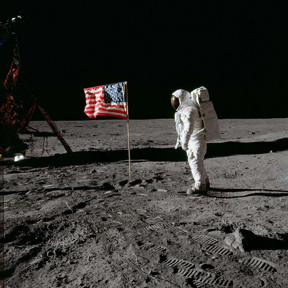 Astronaut Edwin E. Aldrin Jr Apollo 11 art print by NASA for $57.95 CAD