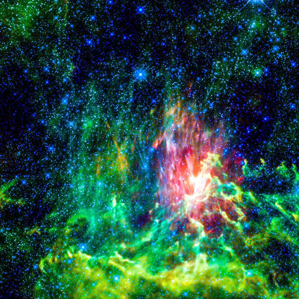 Blue and Green Nebula art print by NASA for $57.95 CAD