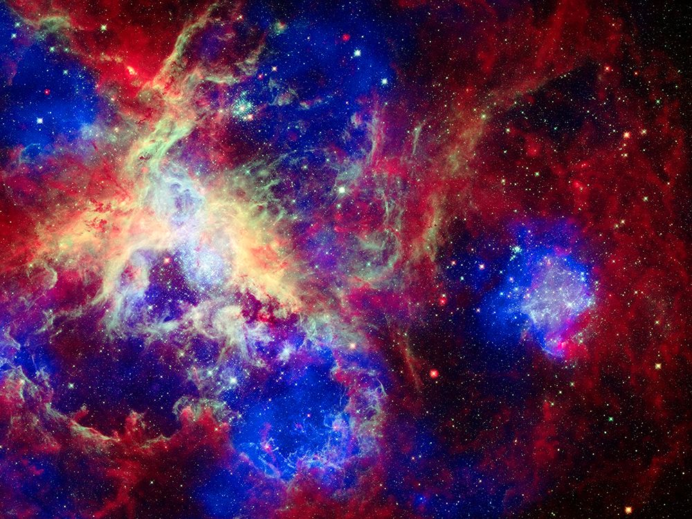 Composite of the Tarantula Nebula art print by NASA for $57.95 CAD