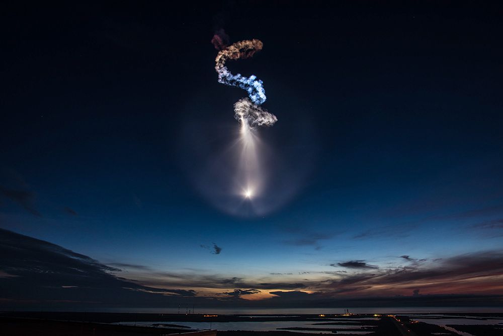 CRS├óΓé¼ΓÇ£15 Mission 2018 art print by SpaceX for $57.95 CAD