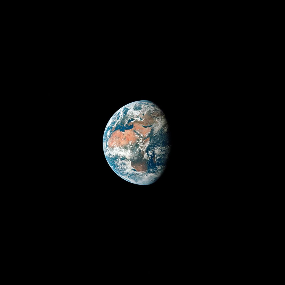 Earth, showing Africa, Europe and Asia from Apollo 11 art print by NASA for $57.95 CAD
