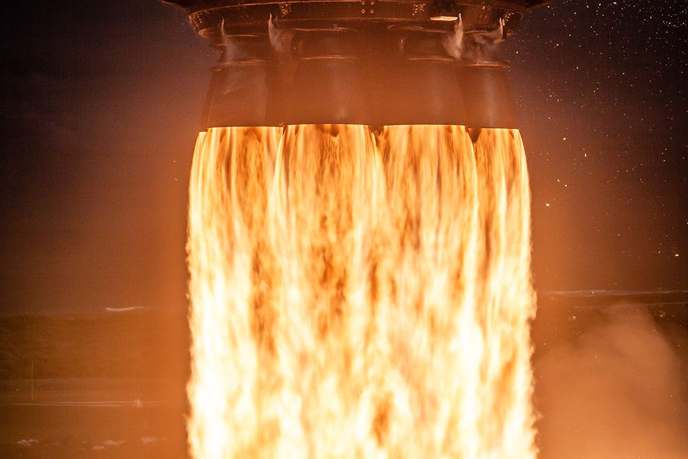 Eshailâ€“2 Mission 2018 art print by SpaceX for $57.95 CAD