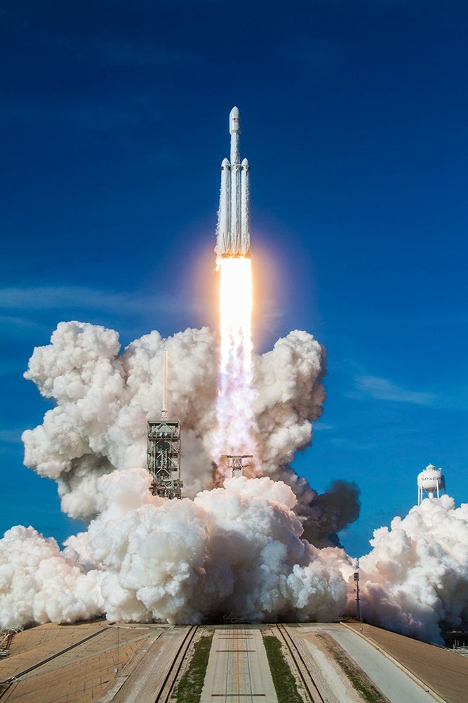 Falcon Heavy Demo Mission 2015 art print by SpaceX for $57.95 CAD