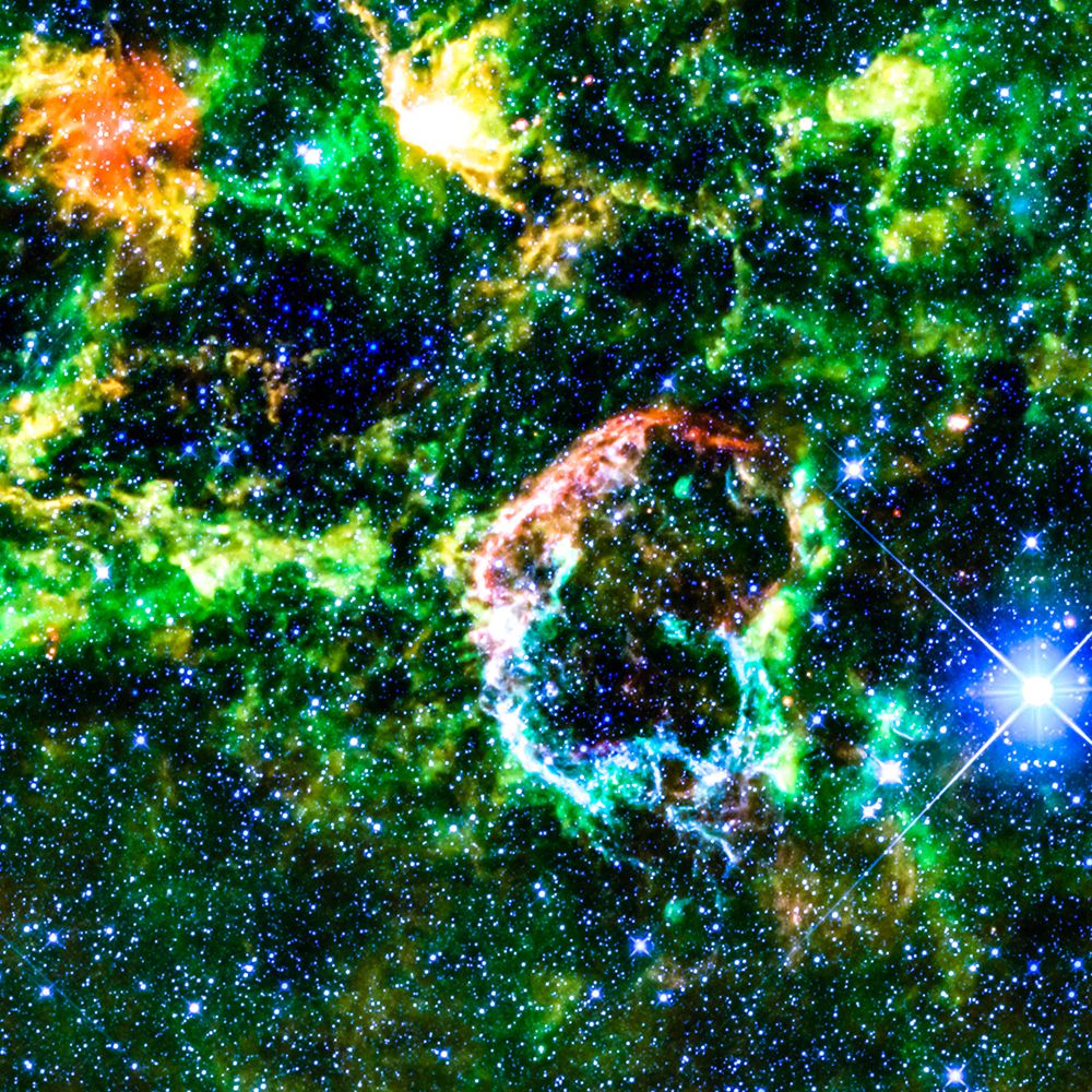 Green and Blue Nebula I art print by NASA for $57.95 CAD