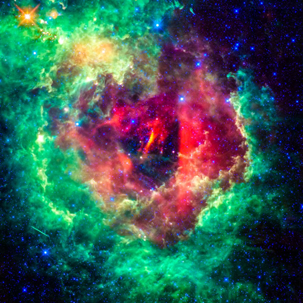 Green and Red Nebula II art print by NASA for $57.95 CAD