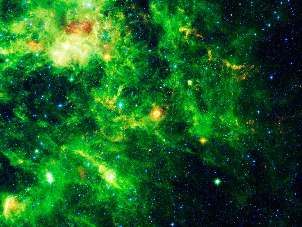 Green and Yellow Nebula I art print by NASA for $57.95 CAD