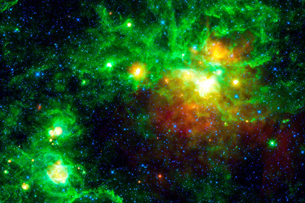 Green and Yellow Nebula II art print by NASA for $57.95 CAD