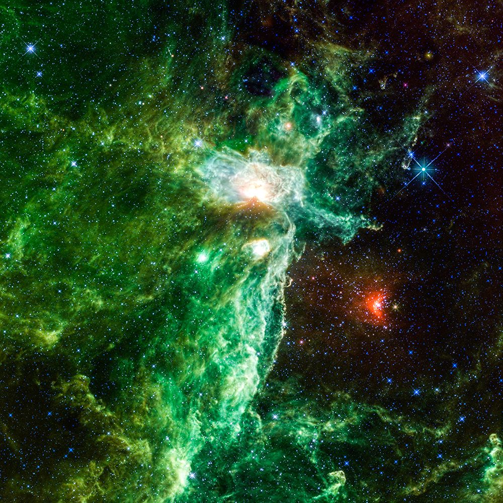 Green Nebula II art print by NASA for $57.95 CAD