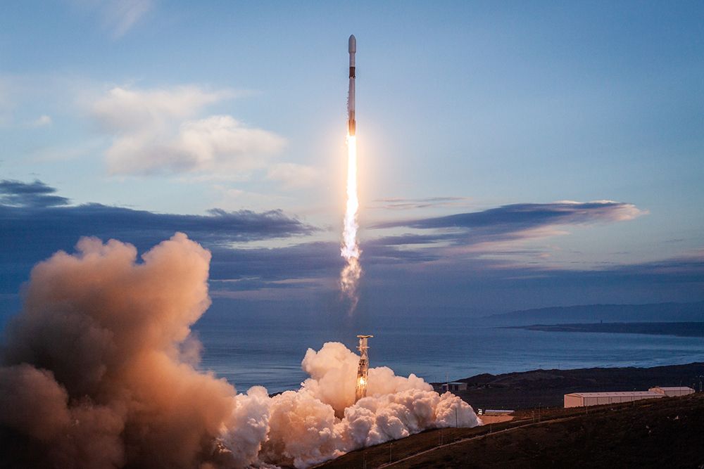 Iridiumâ€“8 Mission 2019 art print by SpaceX for $57.95 CAD