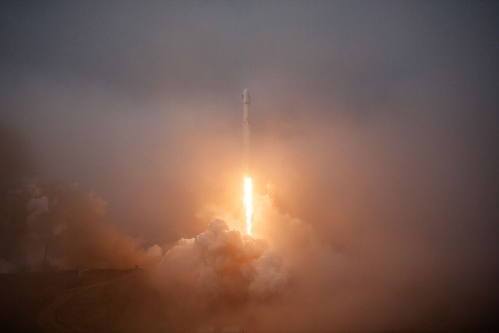 Jasonâ€“3 launch 2016 art print by SpaceX for $57.95 CAD