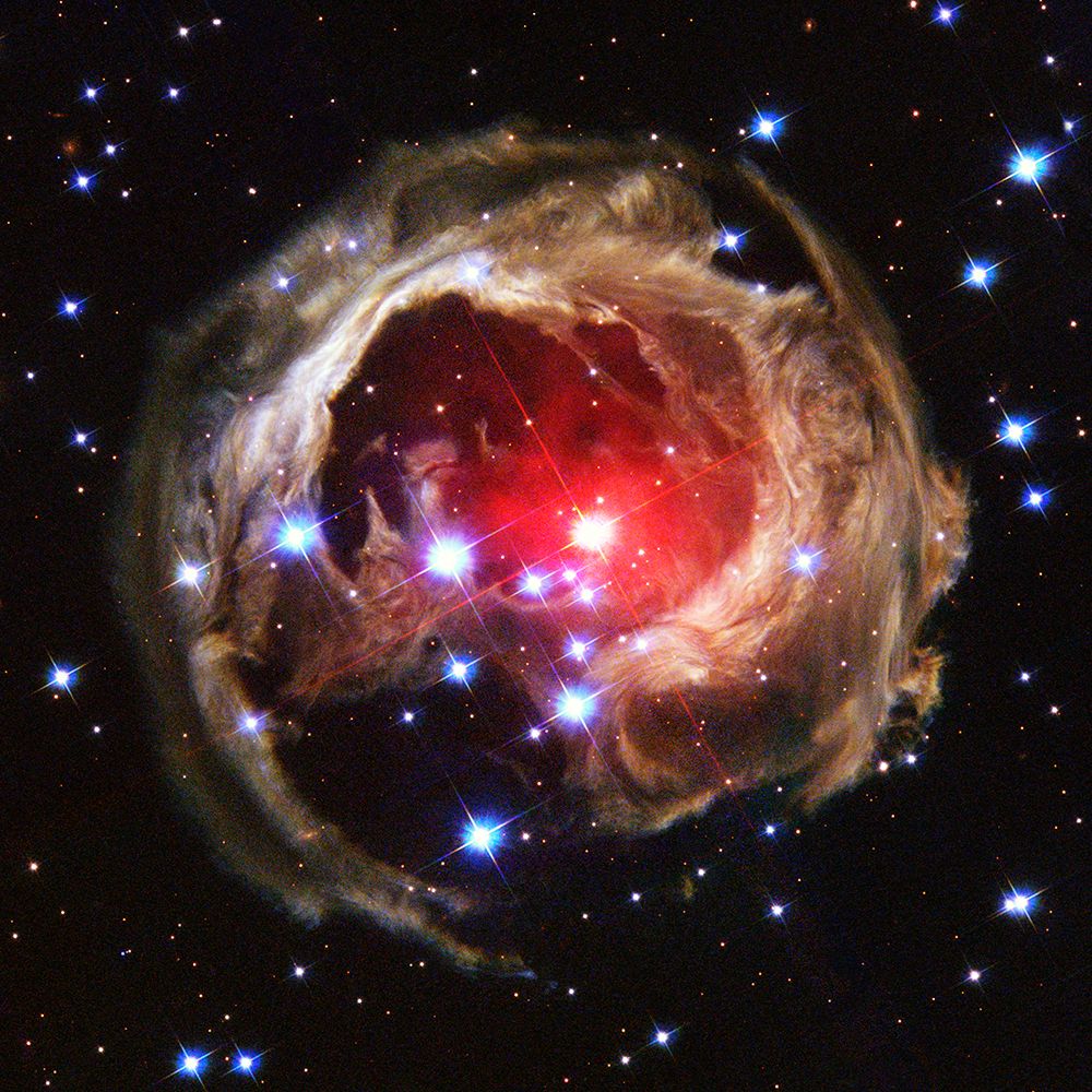 Light Echo around star V838 Monocerotis art print by NASA for $57.95 CAD