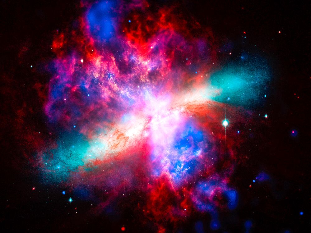 M82 Galaxy art print by NASA for $57.95 CAD