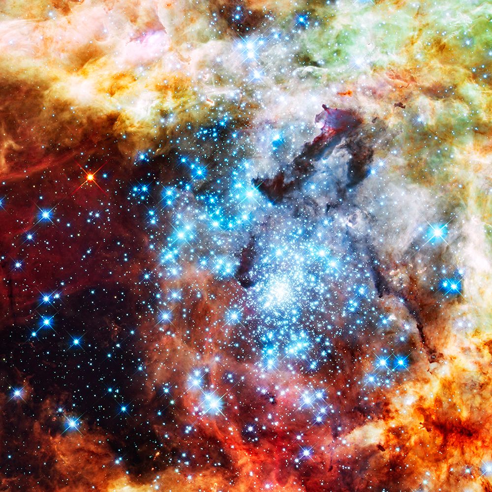 Merging Stars art print by NASA for $57.95 CAD