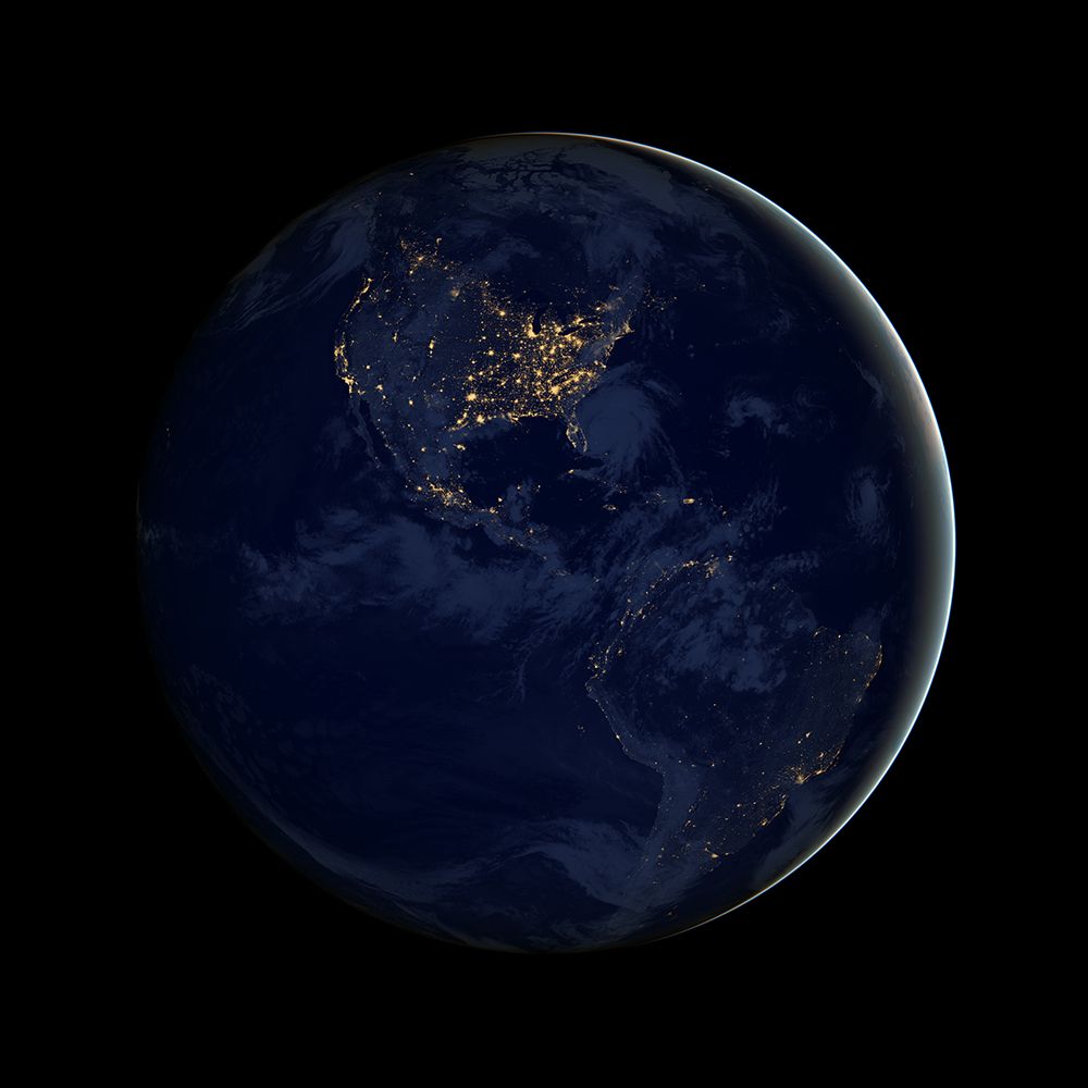 Planet Earth North and South America art print by NASA for $57.95 CAD