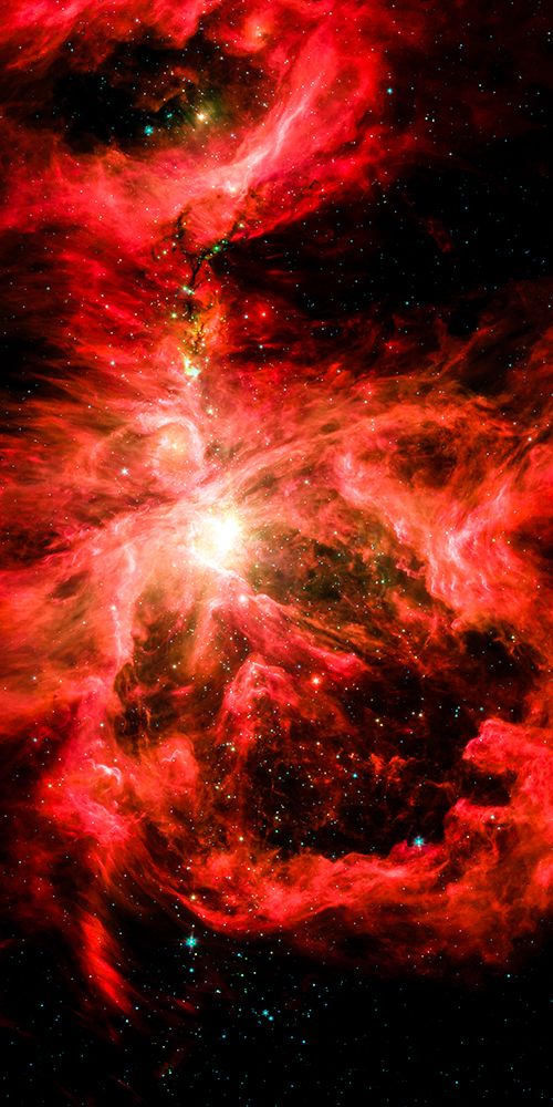 Red Vertical Nebula art print by NASA for $57.95 CAD