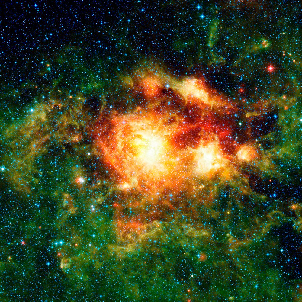 Stellar Storm of Infrared Light art print by NASA for $57.95 CAD