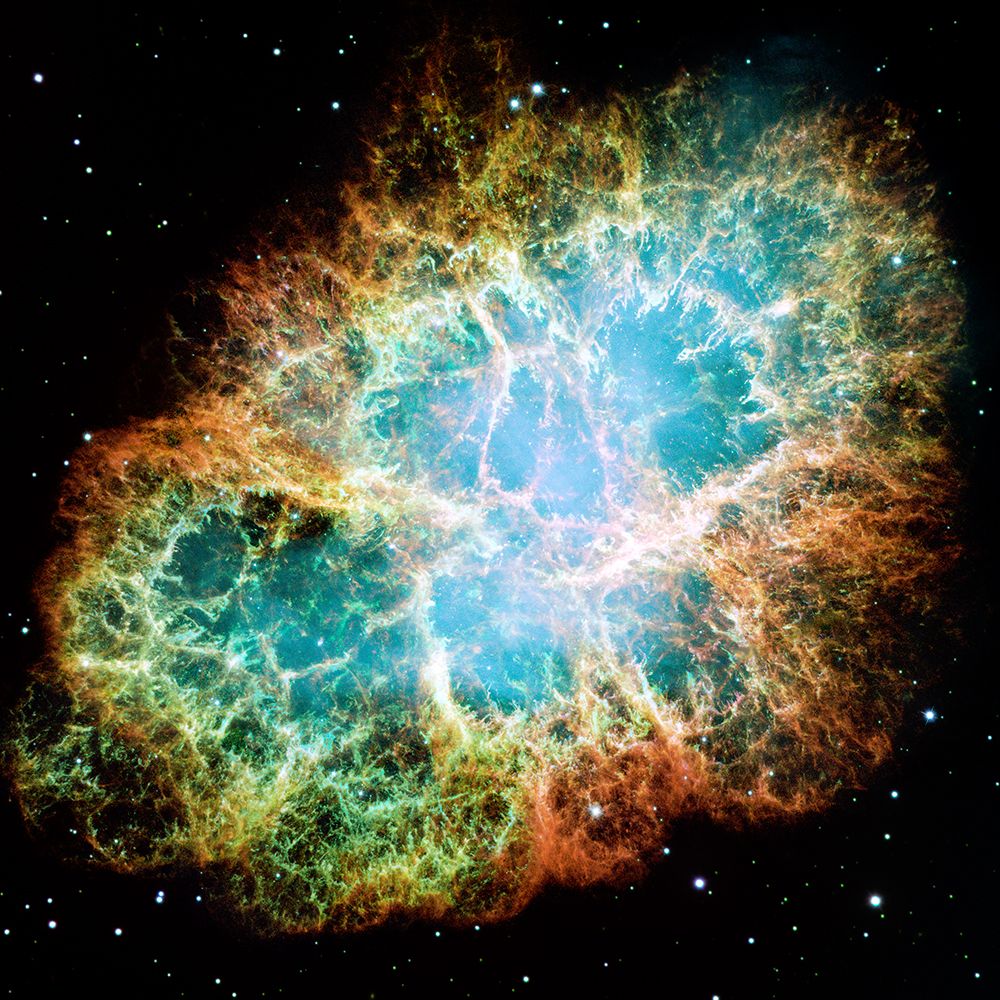 Teal Green Nebula art print by NASA for $57.95 CAD
