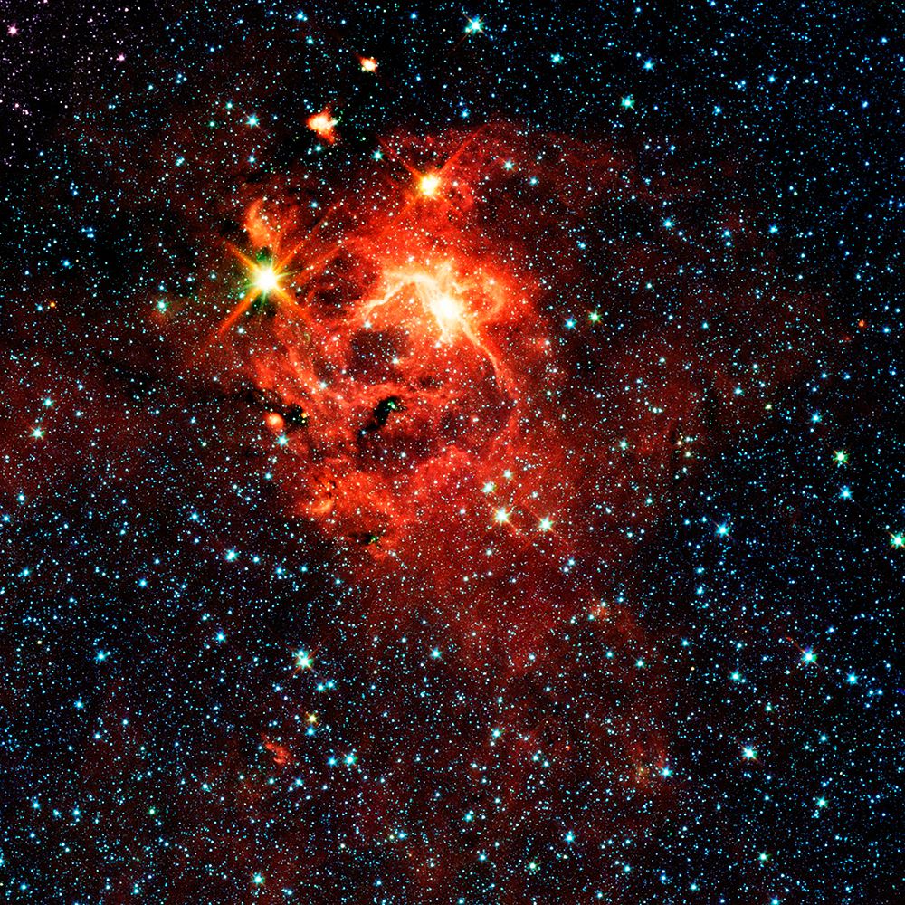 The Bright, Young Star IRAS 13481-6124 art print by NASA for $57.95 CAD