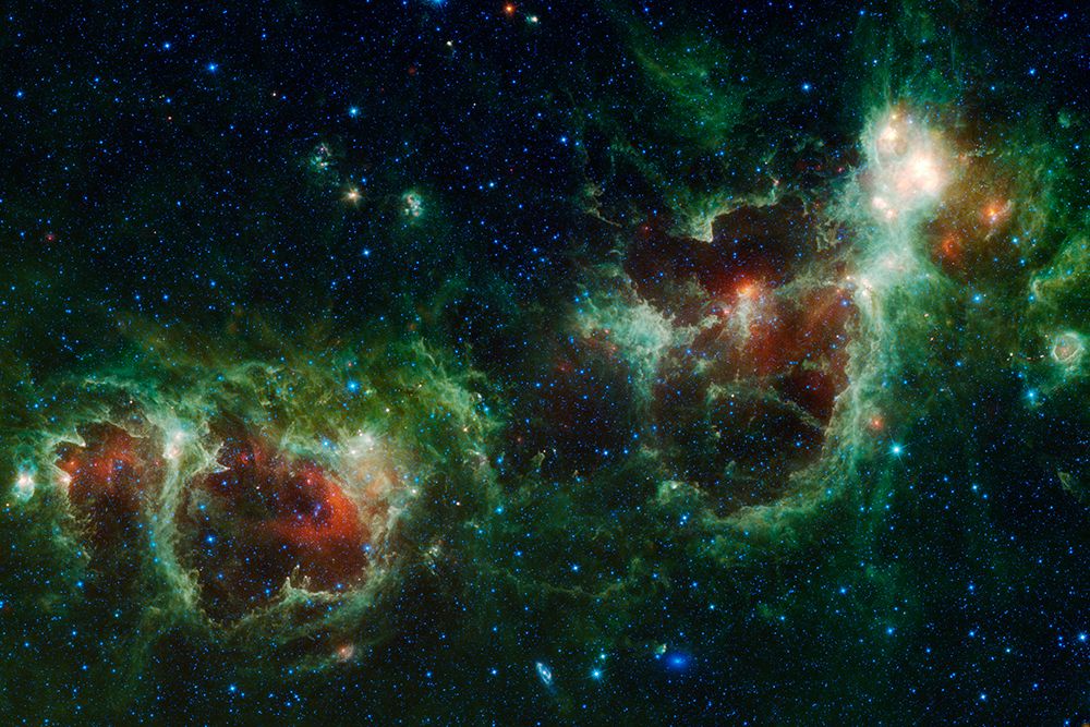 The Heart and Soul Nebulae art print by NASA for $57.95 CAD
