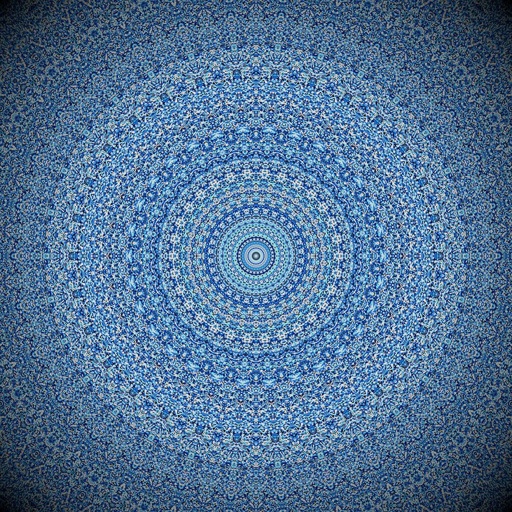 Blue Mandala art print by Artographie for $57.95 CAD