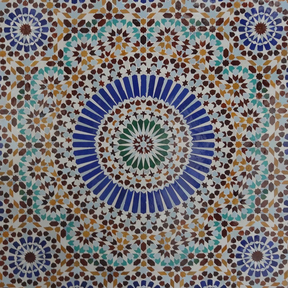 Blue Mosaic I art print by Artographie for $57.95 CAD