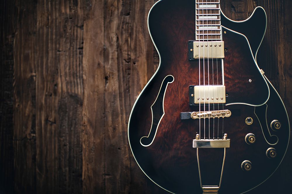 Classic Electric Guitar art print by Artographie for $57.95 CAD