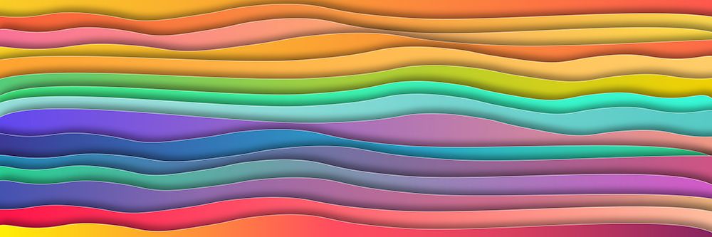 Color Waves art print by Artographie for $57.95 CAD