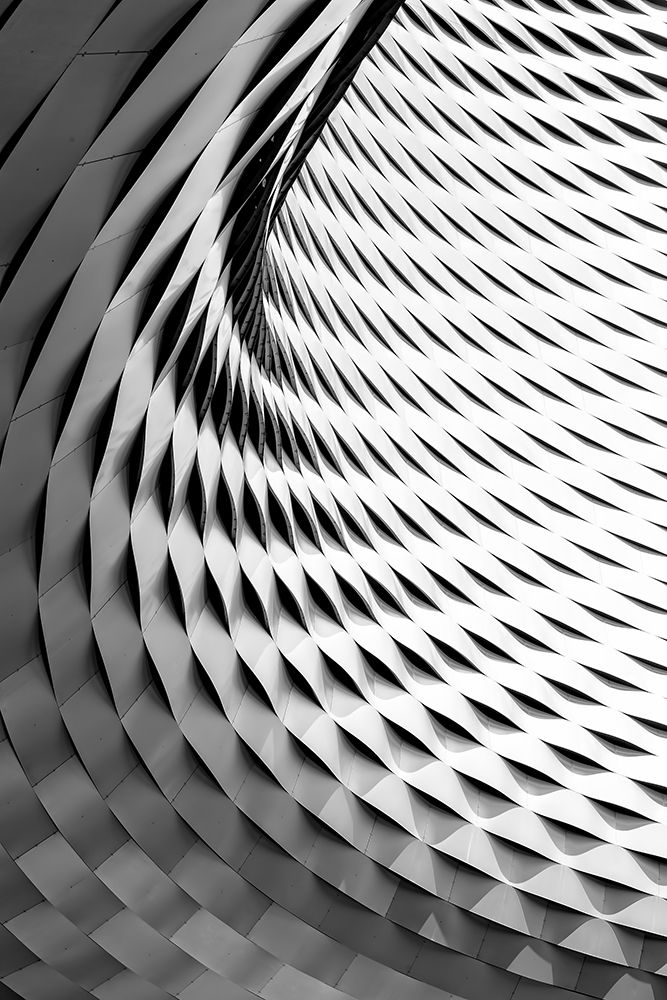 Curved Building art print by Artographie for $57.95 CAD