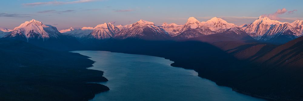 Evening Light over Lake McDonald Valley art print by Artographie for $57.95 CAD