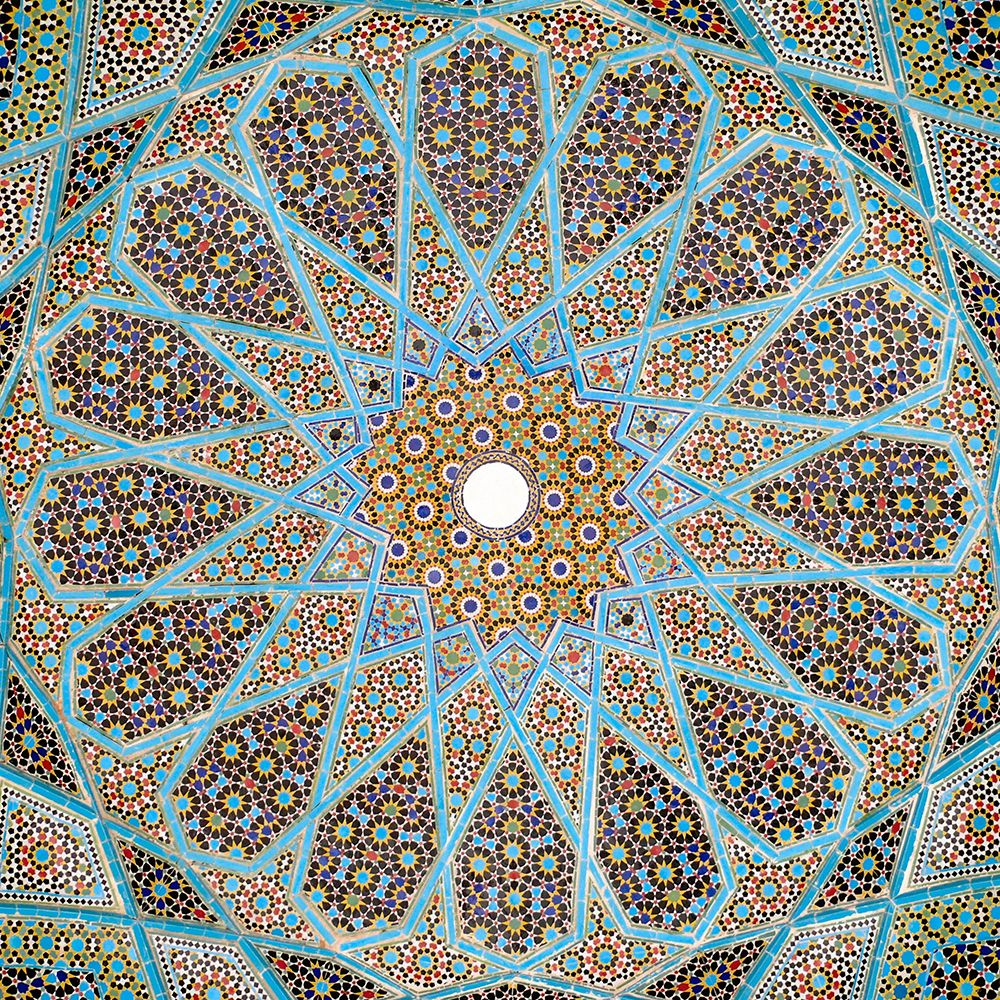 Islamic Mosaic Ceiling art print by Artographie for $57.95 CAD