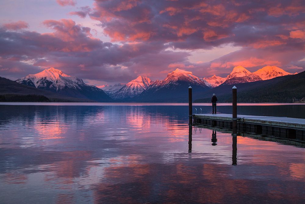 Lake McDonald at Sunset art print by Artographie for $57.95 CAD