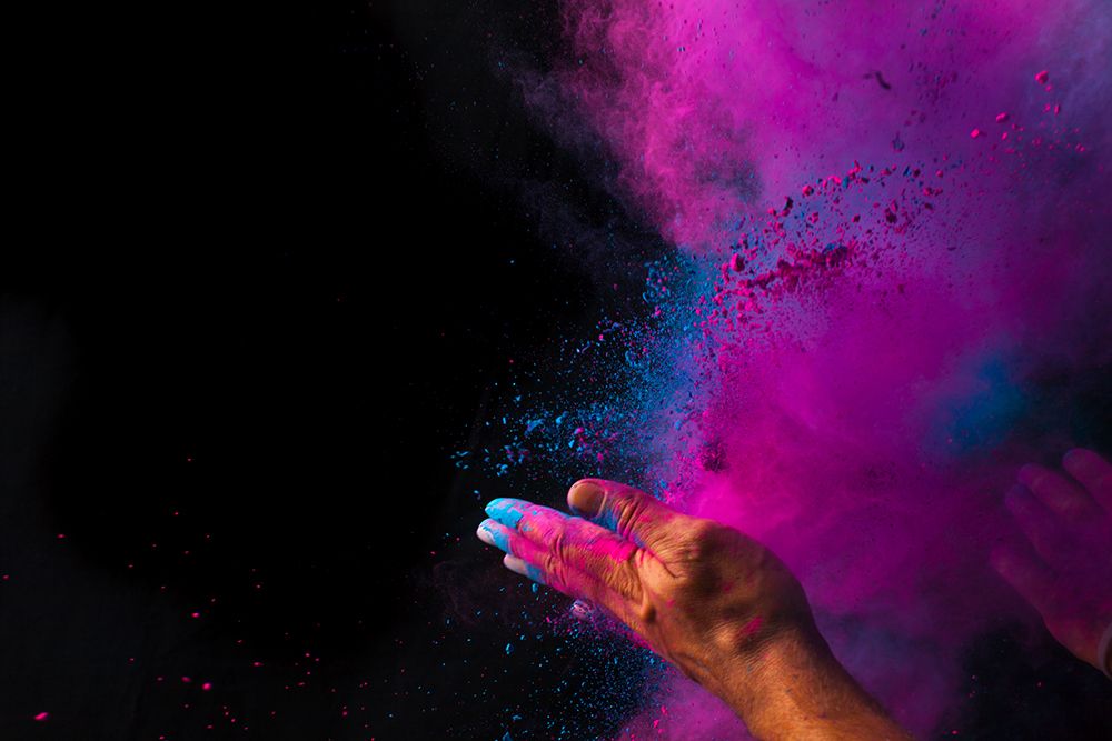 Purple Powder art print by Artographie for $57.95 CAD