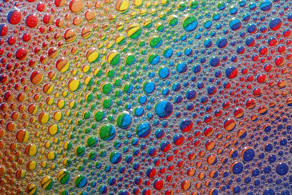 Rainbow Bubbles art print by Artographie for $57.95 CAD