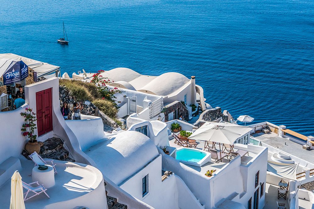 Santorini Oia, Greece art print by Artographie for $57.95 CAD