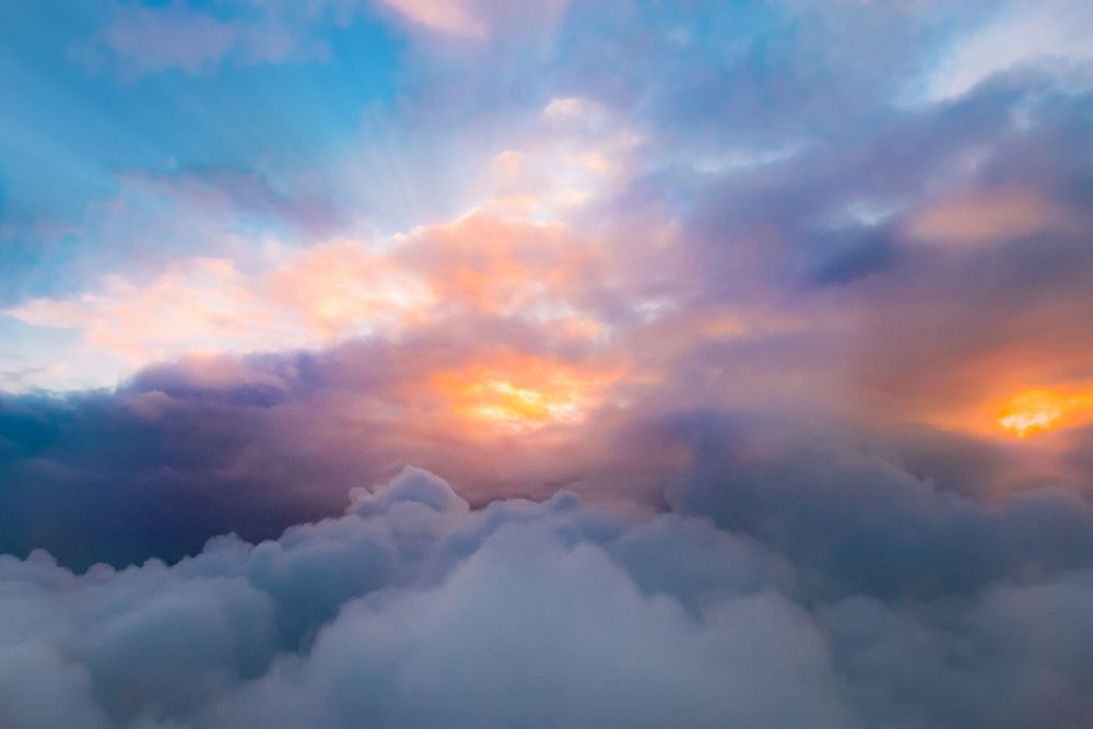 Sunrise Above the Clouds art print by Artographie for $57.95 CAD